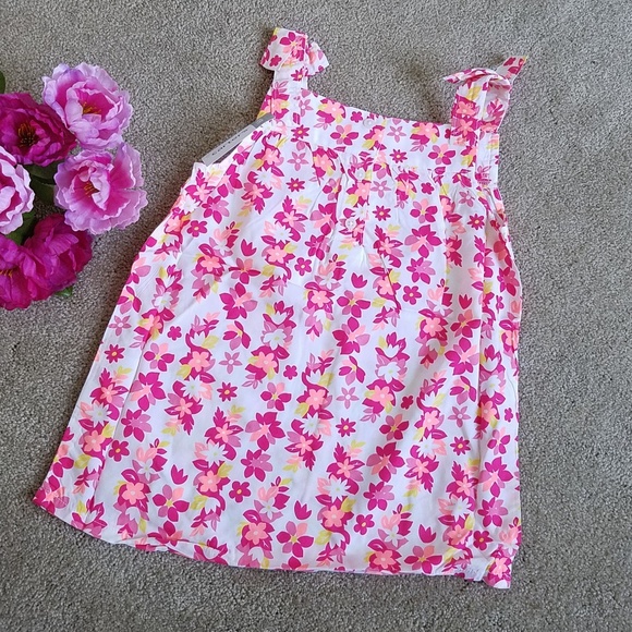 Floral Tie-Shoulder Tank - Picture 4 of 4